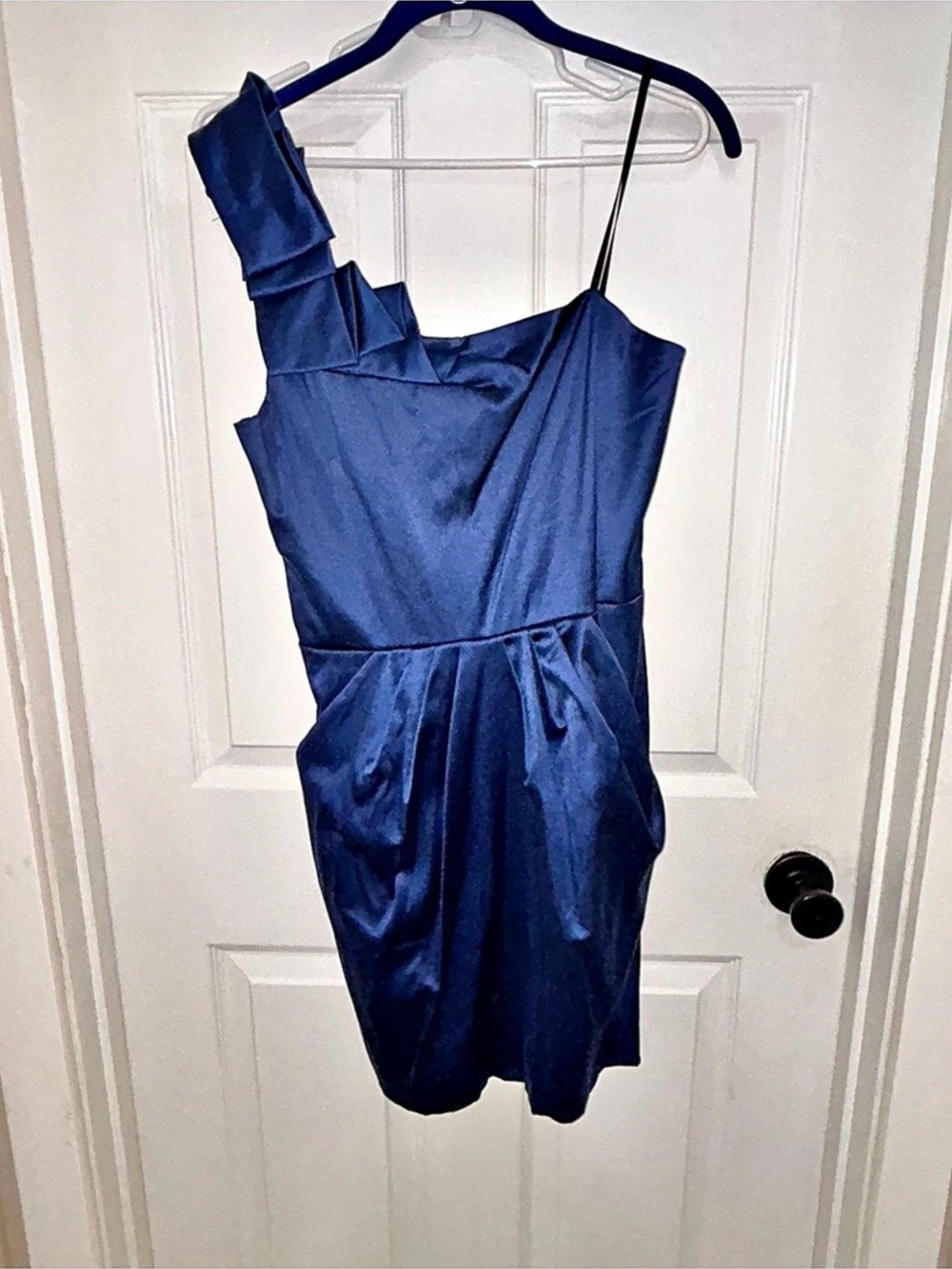 Vintage Size 8 Charlotte Russe Blue Formal Mini Dress